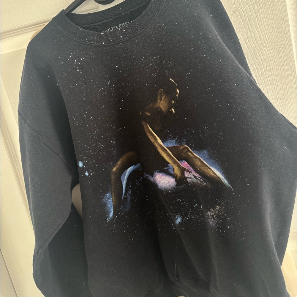 rare ariana grande god is a woman splatter crewneck 2018